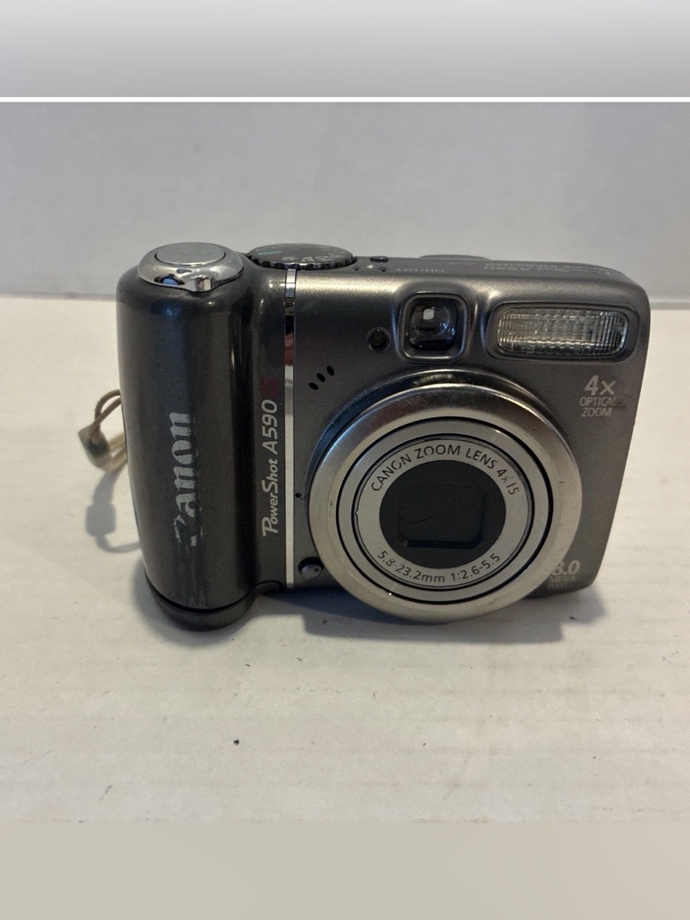 Canon PowerShot A590 4x Optical Zoom Digital Camera - Gray